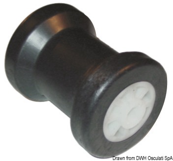 02.031.08.jpg Rullo centrale PVC Ø foro 15 mm - immagine 1