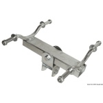 Staffa rullo laterale rialzata 4 rulli 40 mm
