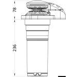 VERRIC. CS-V MOTORE VERTIC. 500W 12V CAT.6 SENZA - immagine 2
