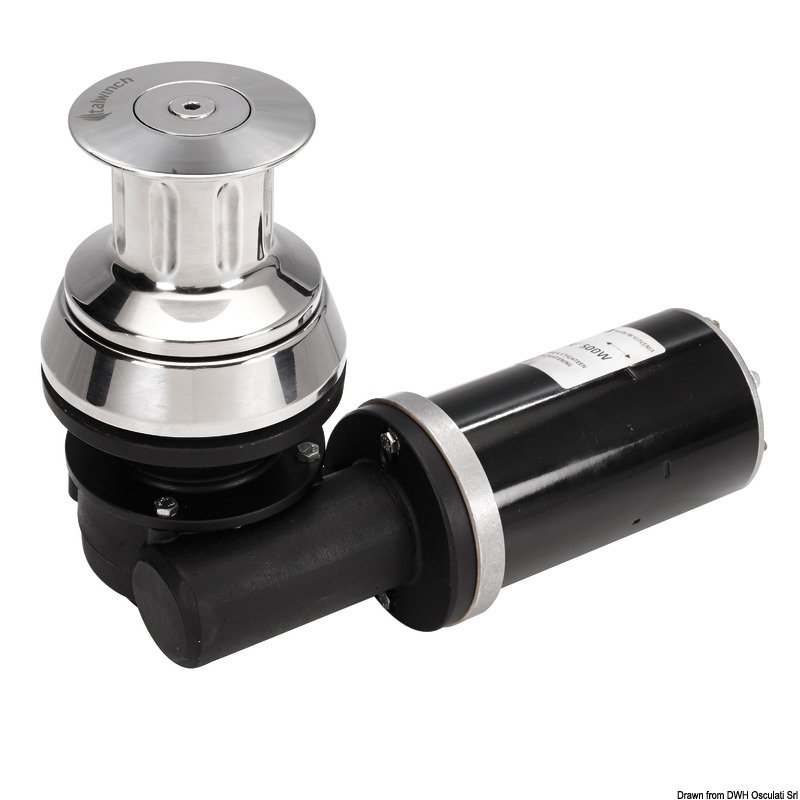 02.411.11.jpg Verricello ITALWINCH tonneggio Paros Lux 500W 12V - immagine 1