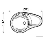 VX1L 12V 800W 8mm con campana - immagine 3