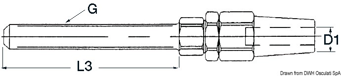 4.0.2 Terminale inox tenditore Ø 4 mm - immagine 1