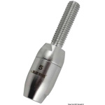 Terminale filettato per draglie tessile Ø4 mm