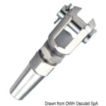 Terminale inox forcella Ø 8 mm
