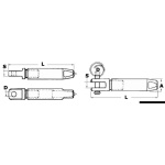 Terminale inox per Parafil forcella Ø 7 mm - immagine 2