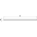 Profilo protezione deluxe con prigionieri 320mm - immagine 3