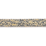 Doppia treccia misto Kevlar poliestere grigia 10mm