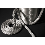 Treccia Oblix scalzata 4 mm grigio - immagine 2