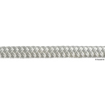 Treccia doppia bianca mm. 6