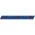 Doppia treccia nera mm 6