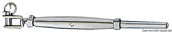4.0.2 Tenditore inox 6 mm, forcella fissa - immagine 1
