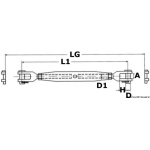 Tenditori inox mm 8 - immagine 2