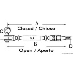 Tenditori inox per Parafil 7 mm - immagine 2