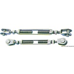 Tenditore inox 5 mm due forcelle fisse