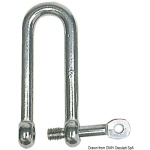 Grillo inox lungo asse imperdibile 6 mm