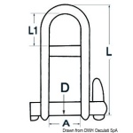 Grilli inox scatto con fermo 8 mm - immagine 2