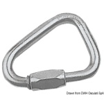 Moschettone a delta con vite 4,5 mm