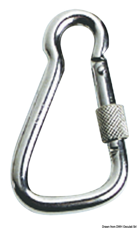 09.179.xx_.jpg Moschettone inox grande con ghiera 23 mm - immagine 1