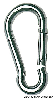 4.0.2 Moschettone inox 11 mm - immagine 1