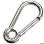 Moschettone inox senza sporgenza 5 mm