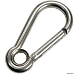 Moschettone inox senza sporgenza 8 mm