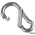 Moschettone inox apertura asimmetrica 120 mm