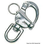 Moschettone inox spinnaker 128 mm