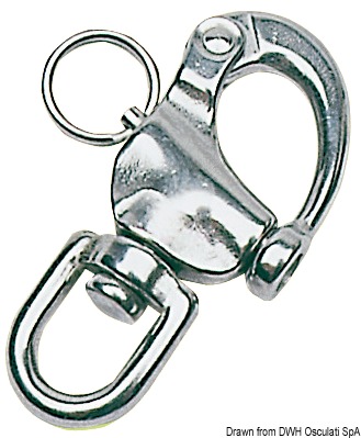 4.0.2 Moschettone inox spinnaker 70 mm - immagine 1