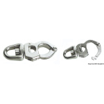Moschettone inox grilletto mm 85