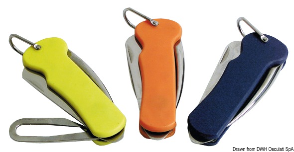 10.285.11-12-13.jpg Coltello da mare manico arancio - immagine 1