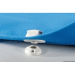 Bottone femmina Perfix bianco - immagine 4
