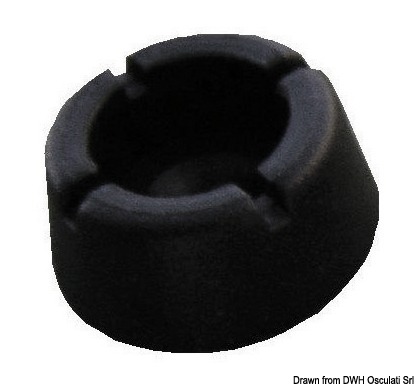 10.313.03NE.jpg Supporto in plastica Stayput Press Nero - immagine 1