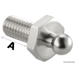 Bottone maschio Loxx Inox vite + dado