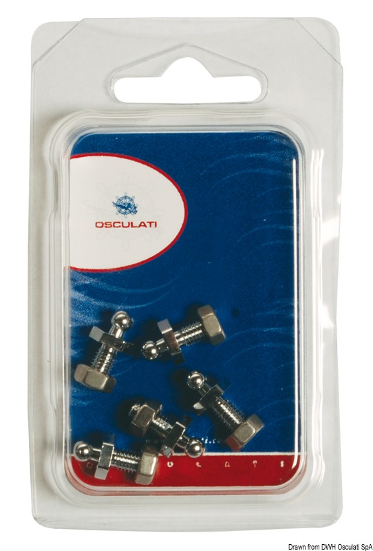 10.442.50.jpg Bottone maschio Loxx Inox vite + dado - immagine 1