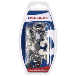 Serie 4 bottoni inox per capote