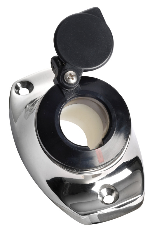 11.000.10A_New2018.jpg Basetta angolata a incasso inox cappuccio nero - immagine 1