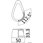 Fanale di via SX 112,5° luce rossa - immagine 2