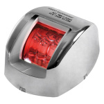 Fanale di via Mouse rosso corpo inox