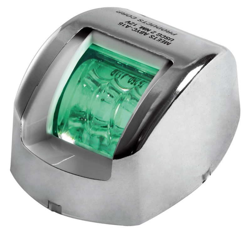 11.038.22_New2017.jpg Fanale di via Mouse verde corpo inox - immagine 1