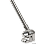 Asta luminosa abbattibile, 60 cm. inox - immagine 3