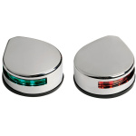 Fanale laterale inox lucido