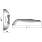 Fanale LED Sea-Dog DX 20 m parete - immagine 4