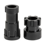 Luce di via bianca 360° base snodo swivel - immagine 2