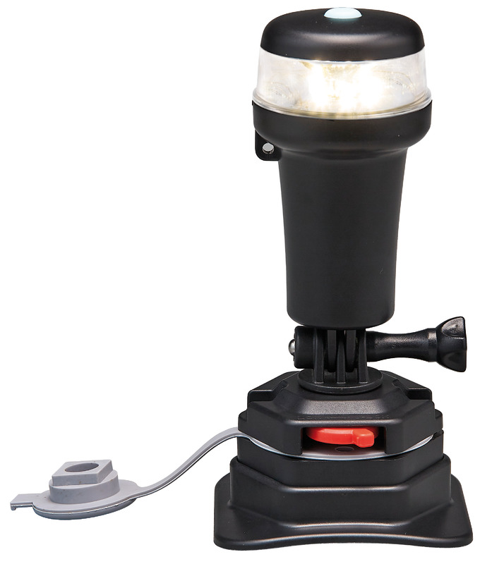 11.090.11_New2024.jpg Luce di via bianca 360° base snodo swivel - immagine 1