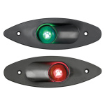 Fanale ABS ad incasso verde/nero