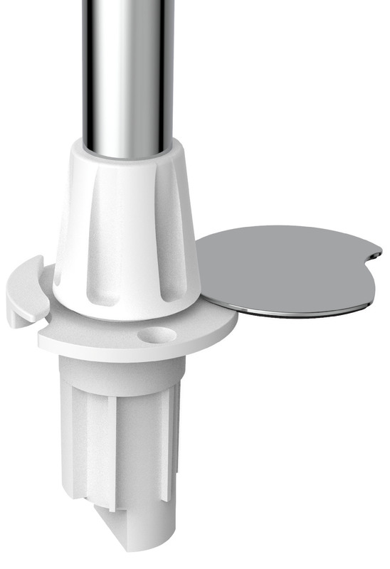11.163_164.17-18_New2023.jpg Asta Advance 100 cm estraibile con base inox - immagine 1