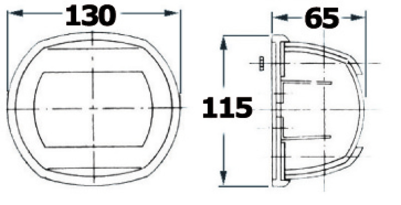 11.411.11B_oriz.jpg Fanale Maxi 20 inox rosso 24V - immagine 1