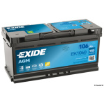 Batteria EXIDE EK620 - AGM 62 Ah