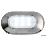 Luce di cortesia ovale 6 LED bianchi