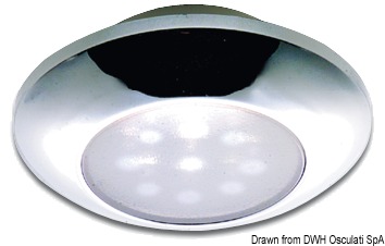 13.179.02.jpg Plafoniera stagna LED cromata - immagine 1
